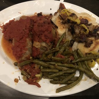 Maple Bacon Restaurant - Stuffed cabbage rolls and pierogi ruskies - American Near Me - Plano, Texas