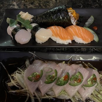Sakura - Sushi and Hamachi with jalapeño - Japanese Near Me - Kailua-Kona, Hawaii