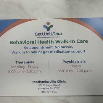Get Well Now - Business card - Urgent Care Near Me - Knoxville, Tennessee Get Well Now - Business card - Urgent Care Near Me - Knoxville, Tennessee