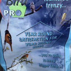 Yard Place - $14.00 for 20 pound bag of birdseed!!
