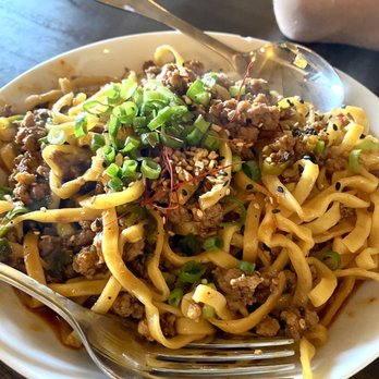 Bar Dojo - Spicy Pork Noodles - Asian Fusion Near Me - Edmonds, Washington