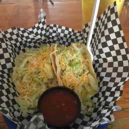Red Sauce with chicken tacos