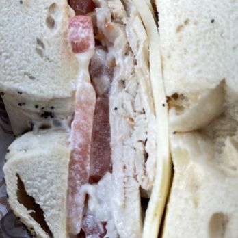 Manhattan Bagel - Delicious Turkey Club on Everything Bagel - Bagels Near Me - Newtown Square, Pennsylvania Manhattan Bagel - Delicious Turkey Club on Everything Bagel - Bagels Near Me - Newtown Square, Pennsylvania