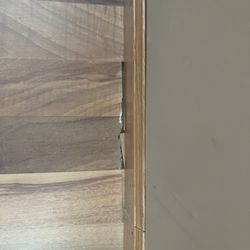 ForSure Flooring - As we started installing the baseboards we found a few areas where the cuts were not consistent and difficult to cover.