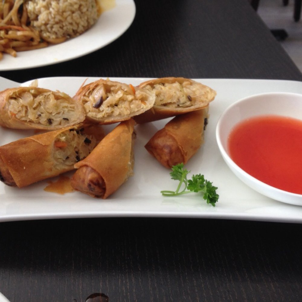 Veggie Garden - VG spring rolls! Yum!! - Vegan Near Me - Mountain View, California