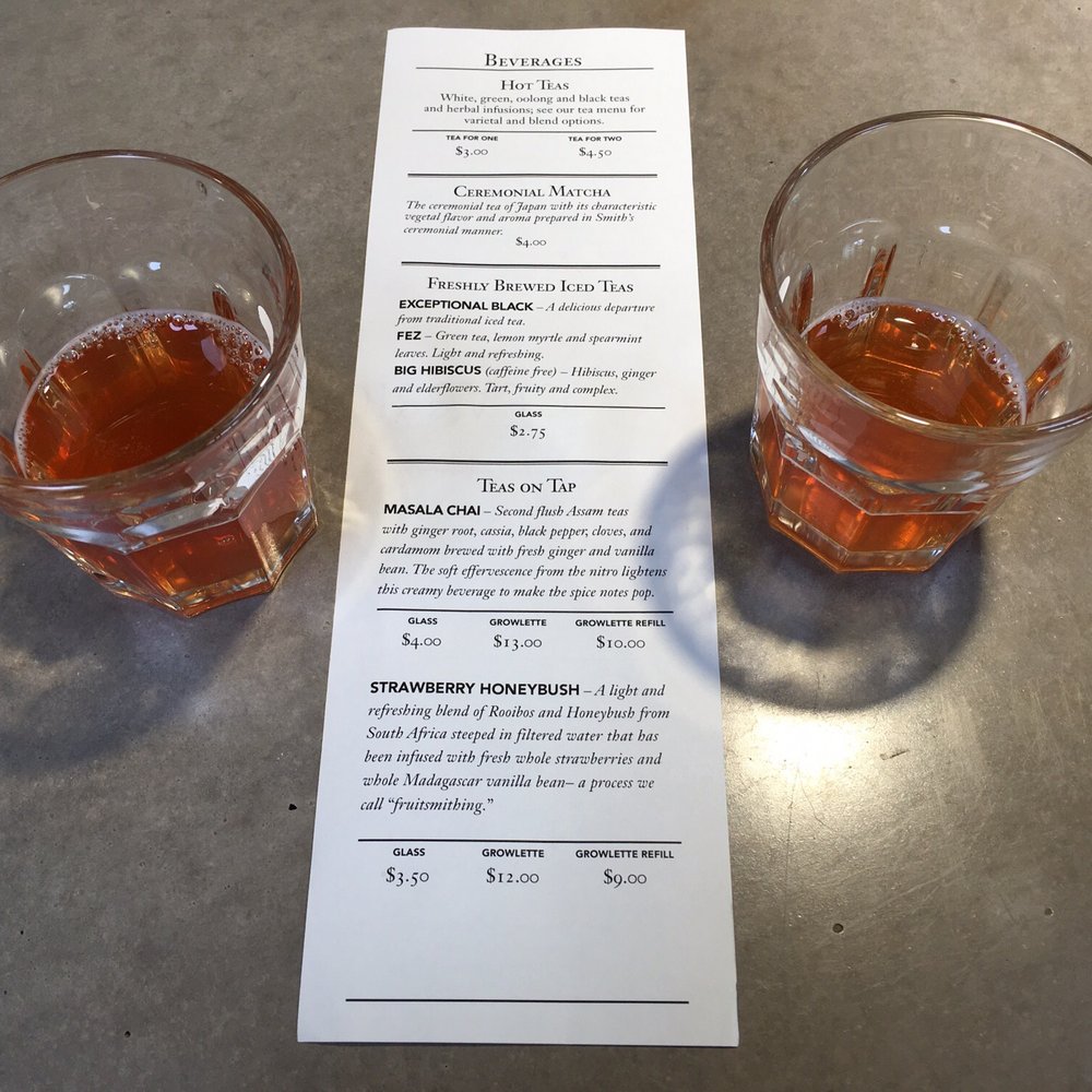 Smith Teamaker - Sampling of the Strawberry Honeybush - Tea Rooms Near Me - Portland, Oregon Smith Teamaker - Sampling of the Strawberry Honeybush - Tea Rooms Near Me - Portland, Oregon