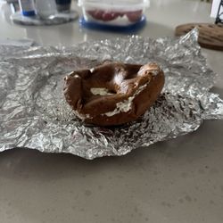 The Juice Pod - Bagel Toasted with Cream Cheese