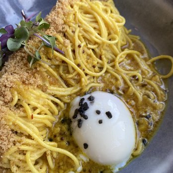 Spuntino - Cappellini with 63 degree egg - Italian Near Me - Denver, Colorado