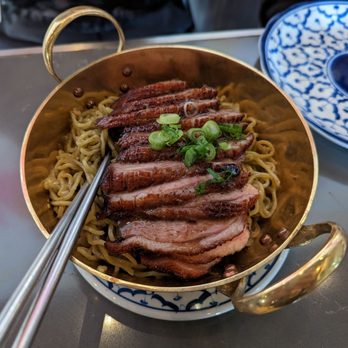 Pineapple Thai - Duck garlic noodle - Thai Near Me - Cupertino, California