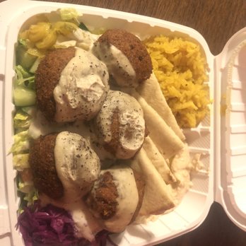 Mediterranean Grill - Falafel Plate - Food Trucks Near Me - Haiku, Hawaii