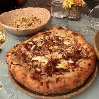 Esther's Kitchen - Bacon and egg pizza - Italian Near Me - Las Vegas, Nevada