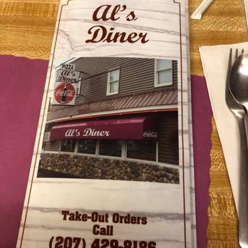 Al's Diner - a menu for a restaurant - Diners Near Me - Mars Hill, Maine