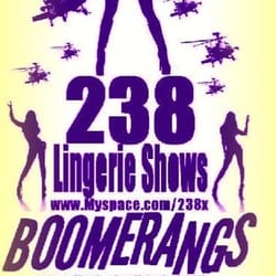 Boomerangs - (Every Thursday)238 Lingerie Shows-8pm to 10pm