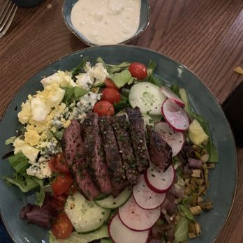 Reba's Place - look at this steak salad - American Near Me - Atoka, Oklahoma Reba's Place - look at this steak salad - American Near Me - Atoka, Oklahoma