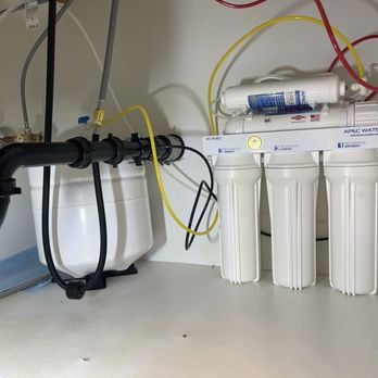 Niko's Plumbing - Apec reverse osmosis system under the counter. - Plumbing Near Me