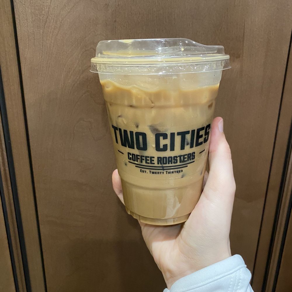 Two Cities Coffee Roasters - Iced penguin with oatmilk - Coffee Roasteries Near Me - Clovis, California Two Cities Coffee Roasters - Iced penguin with oatmilk - Coffee Roasteries Near Me - Clovis, California