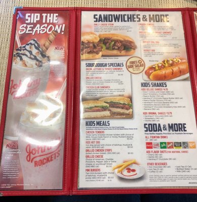 Menu photo 1 Johnny Rockets Lehi, UT