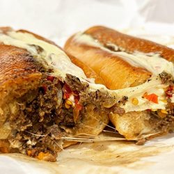 Hoody's Sub Shop - Cheesesteak with extra provolone