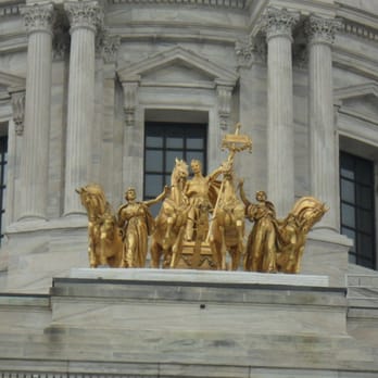 Minnesota State Capitol - The famous Minnesota Stae Capitol Gold Horses - Landmarks & Historical Buildings Near Me - Saint Paul, Minnesota