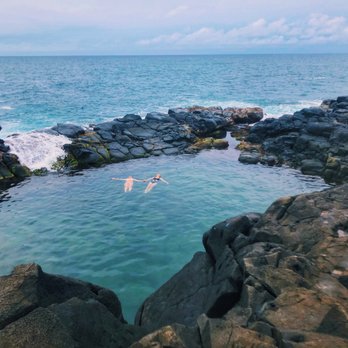 Queen's Bath - you could jump into this pool! it's deep at some ends. - Landmarks & Historical Buildings Near Me - Princeville, Hawaii