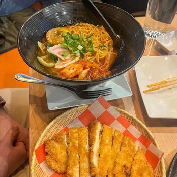 Ginza Sushi & Ramen Bar - Kimchi Ramen with chicken katsu - Sushi Bars Near Me - Grand Rapids, Michigan Ginza Sushi & Ramen Bar - Kimchi Ramen with chicken katsu - Sushi Bars Near Me - Grand Rapids, Michigan