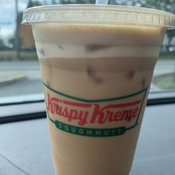 Krispy Kreme - Iced pumpkin latte - Donuts Near Me - Beaverton, Oregon