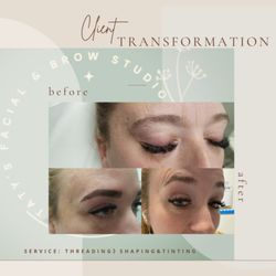 Taty's Facial & Brow Studio - Shaping~Waxing~Tinting. Book your appointment today. 8016916876