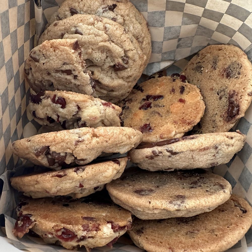The DW Cookie - Our favorites, toffee chocolate chip and white chocolate cranberry - Desserts Near Me - Santa Clarita, California The DW Cookie - Our favorites, toffee chocolate chip and white chocolate cranberry - Desserts Near Me - Santa Clarita, California