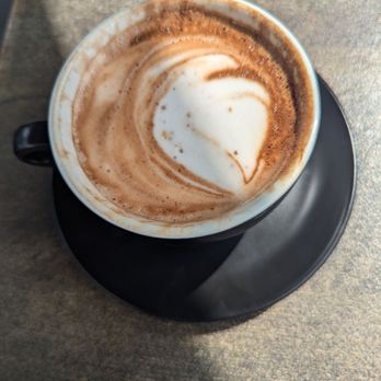 Ferrarini Cafe - Cafe moca with almond milk as requested made to perfection with a perfect balance of chocolate blend. - Italian Near Me - Beverly Hills, California