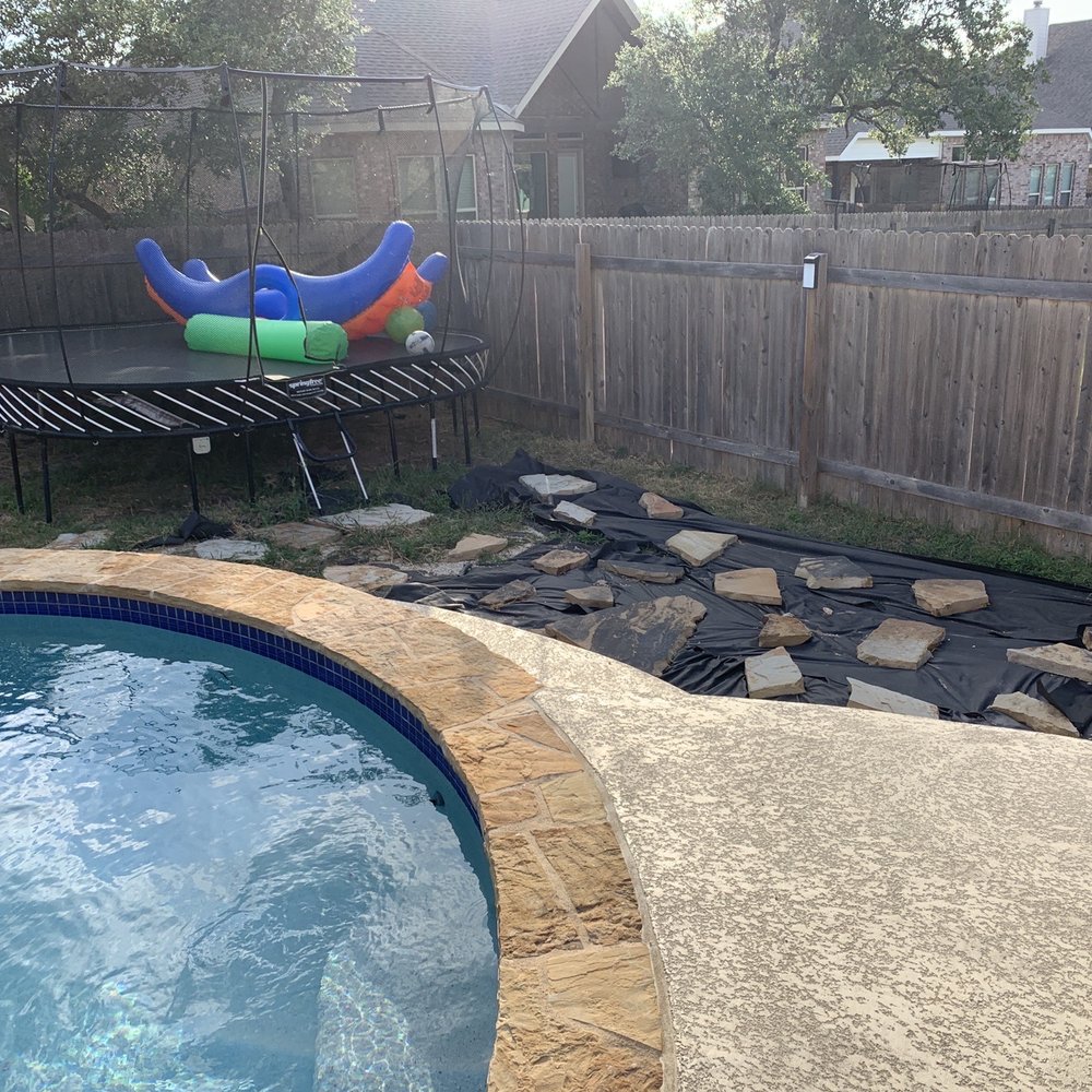 Liberty Lawn Care - Backyard - before - Landscaping Near Me