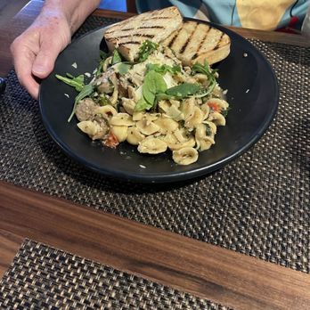 The Clinkscale - Sausage Pasta Dish - Breakfast & Brunch Near Me - Jerome, Arizona