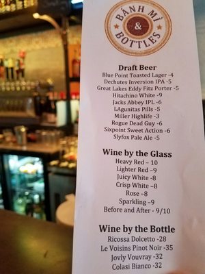 Bánh Mì and Bottles by null