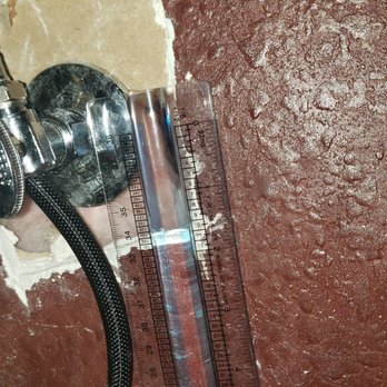 Roto-Rooter Plumbing & Water Cleanup - Shut off valve now partially inside wall after Rooter-rooter repair job - Water Heater Installation/Repair Near Me - Mesquite, Texas Roto-Rooter Plumbing & Water Cleanup - Shut off valve now partially inside wall after Rooter-rooter repair job - Water Heater Installation/Repair Near Me - Mesquite, Texas