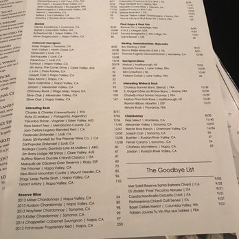 Ivy Restaurant - Wine menu - lots of variety - Seafood Near Me - Wheaton, Illinois Ivy Restaurant - Wine menu - lots of variety - Seafood Near Me - Wheaton, Illinois