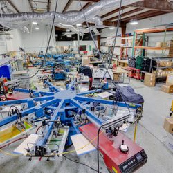 Impress Ink - Screen Printing Production Floor