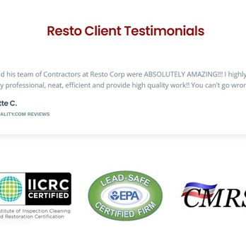 Resto Corporation - Damage Restoration Near Me - Spring Valley, New York Resto Corporation - Damage Restoration Near Me - Spring Valley, New York