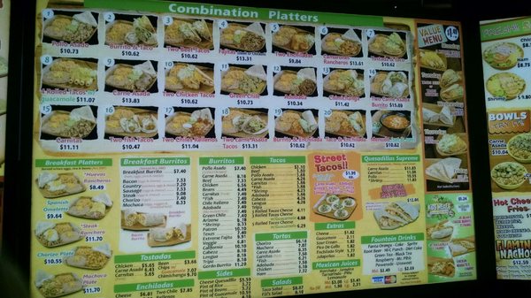 Menu photo 1 Filibertos Tucson, AZ Menu photo 1 Filibertos Tucson, AZ