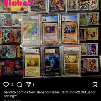 Bandito Comics - You can see my card on the top right by there logo - Comic Books Near Me - Austin, Texas