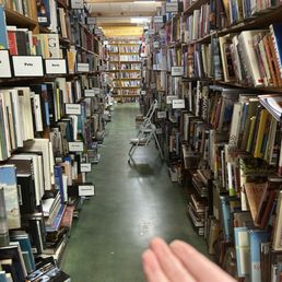 The Bookman Store...rows and rows of books. The Bookman Store...rows and rows of books.