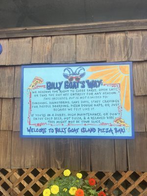 Menu photo 1 Billy Goat Island Pizza Bar Clarkesville, GA Menu photo 1 Billy Goat Island Pizza Bar Clarkesville, GA