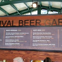 Festival Beer Garden - Beer Menu