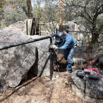 Prescott Fence - Ensuring perfect alignment before welding - Fences & Gates Near Me - Prescott, Arizona