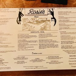 Rosie’s - Full dinner menu