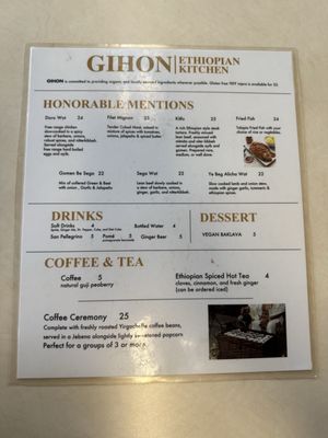 Menu photo 1 Gihon San Diego, CA Menu photo 1 Gihon San Diego, CA