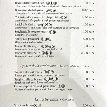 Le Tavernelle - Menu - Seafood Near Me - Rome, RM