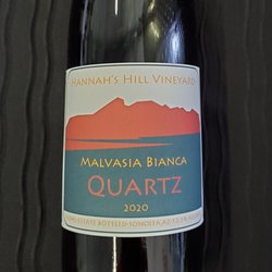 Hannah's Hill Vineyard - Our Estate Malvasia features flavors of apricots and peaches and finishes with a nice acidity.  Consider serving with sweet and sour pork!