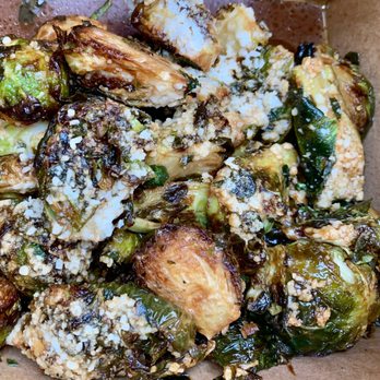 StopBye Café - Jal-Ajo Brussel Sprouts! My all time favorite! - Asian Fusion Near Me