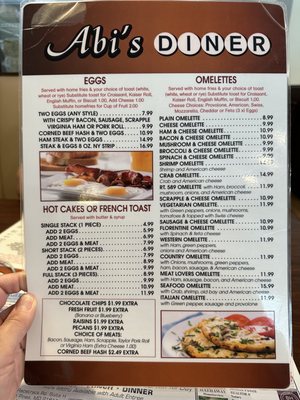 Menu photo 2 Abi's Diner Berlin, MD Menu photo 2 Abi's Diner Berlin, MD