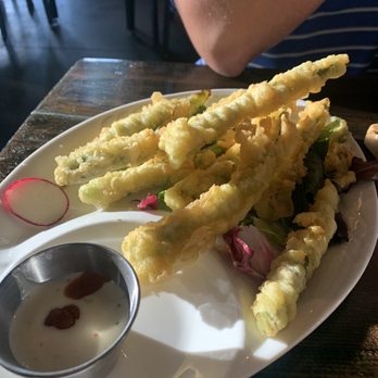 The One Sushi + - Tempura asparagus - Sushi Bars Near Me - Brookhaven, Georgia