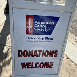American Cancer Society Discovery shop - Signage